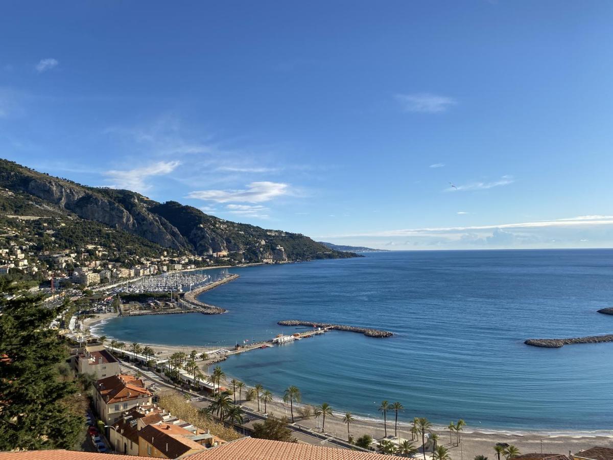 Le Vigia-Vue Mer-Terrasse-Climatisation-Parking Menton Ngoại thất bức ảnh