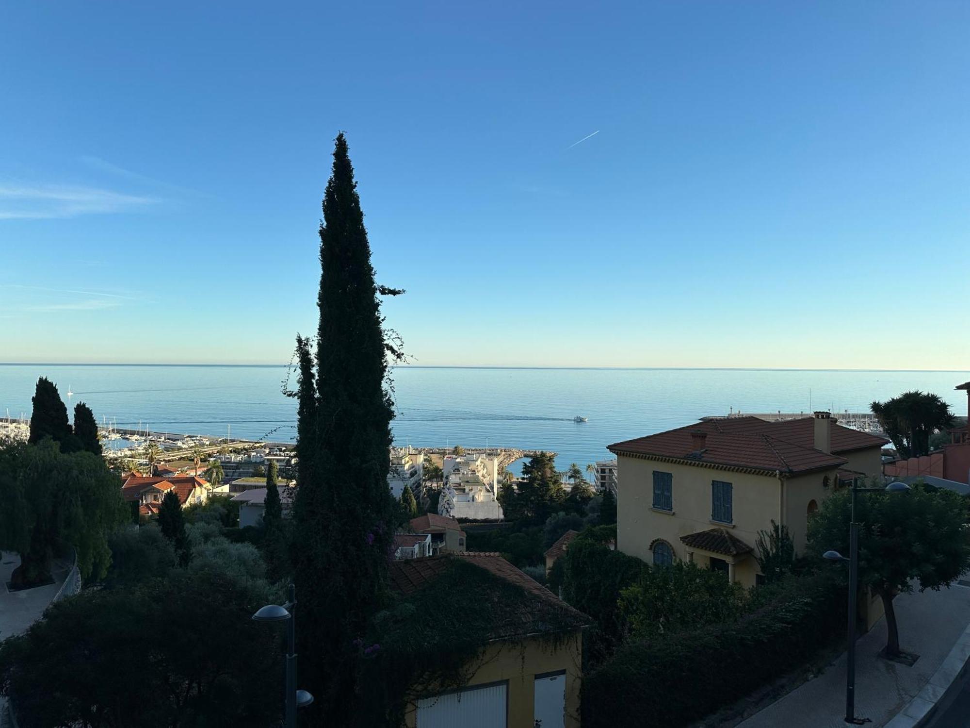 Le Vigia-Vue Mer-Terrasse-Climatisation-Parking Menton Ngoại thất bức ảnh